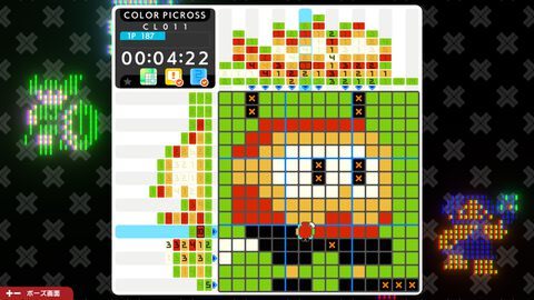 Switch『ピクロスS NAMCO LEGENDARY edition』5/30配信。『パックマン』『ディグダグ』『ゼビウス』ほかナムコの伝説的ゲーム30作品が登場