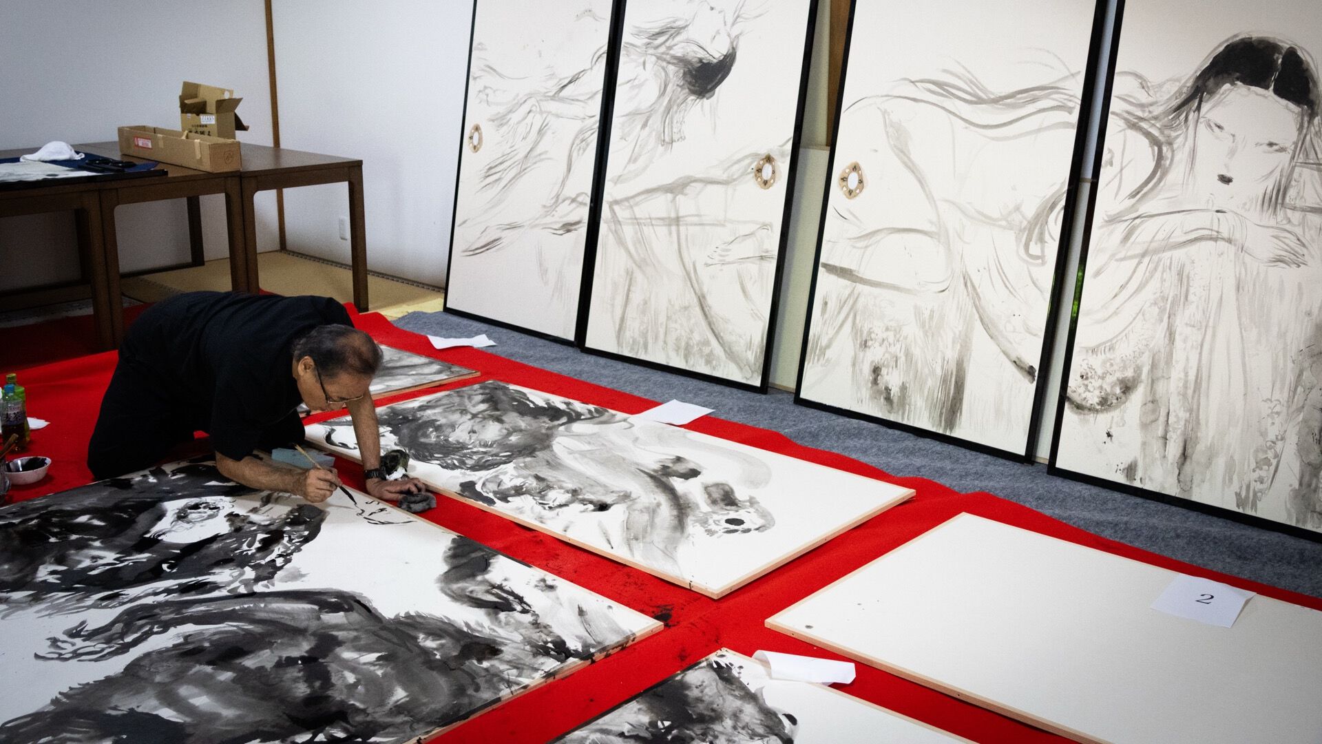 天野喜孝さんの作品です 天野喜孝「飛天Vデラックス」ジクレ版画 絵画買取・販売の小竹美術