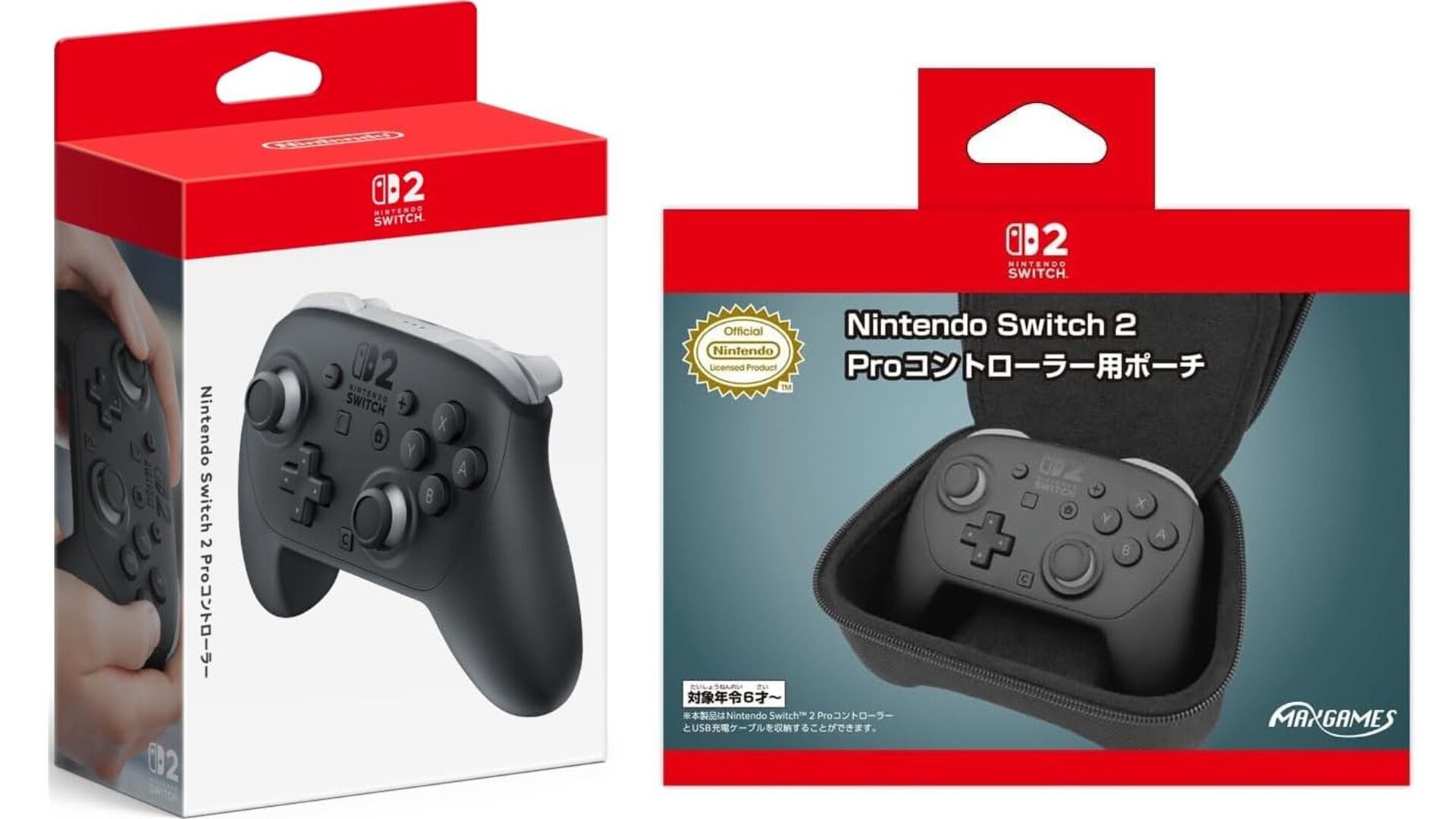 Switch2】プロコン（Proコントローラー）がAmazonで販売中。専用ポーチ
