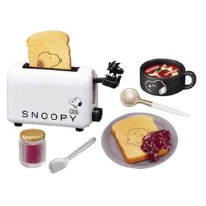 スヌーピーのキッチンミニチュア『スヌーピー Snoopy's MONO KITCHEN』が予約受付中。モノトーンで統一されたデザイン、全8種がそろうBOXが今なら28％OFF！