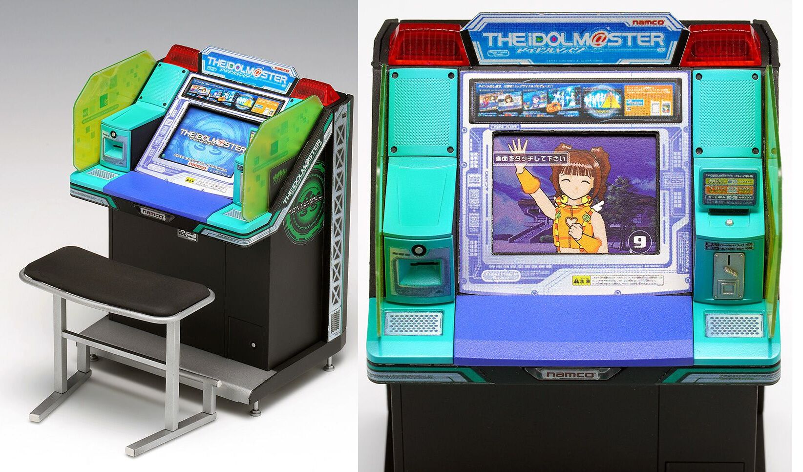 アイマス』アーケード筐体のプラモデルが再販。2005年稼働の初代