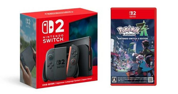 Switch2本体＋『Pokemon LEGENDS Z-A』セット（1/10以降発送分）の入荷