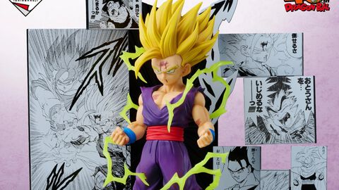 『ドラゴンボール』40周年一番くじが本日（12/27）発売。セル編クライマックスの悟飯、魔人ブウ戦で元気玉を溜める悟空など原作コマで名場面振り返るフィギュアが登場