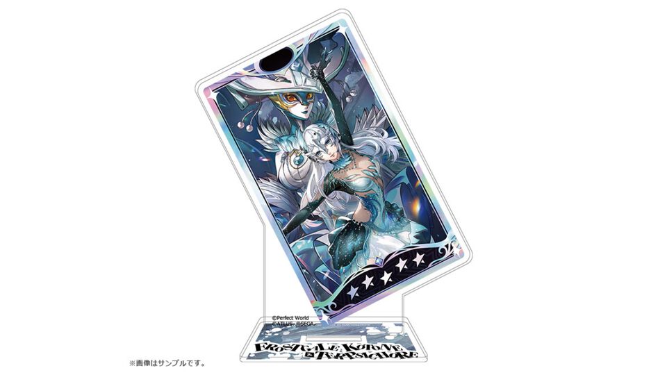 『P5X』“琴音・アイスストーム”登場を記念した新グッズが予約受付中。美麗なイラストを使用したアクスタや缶バッジ、キーホルダーなどがラインアップ