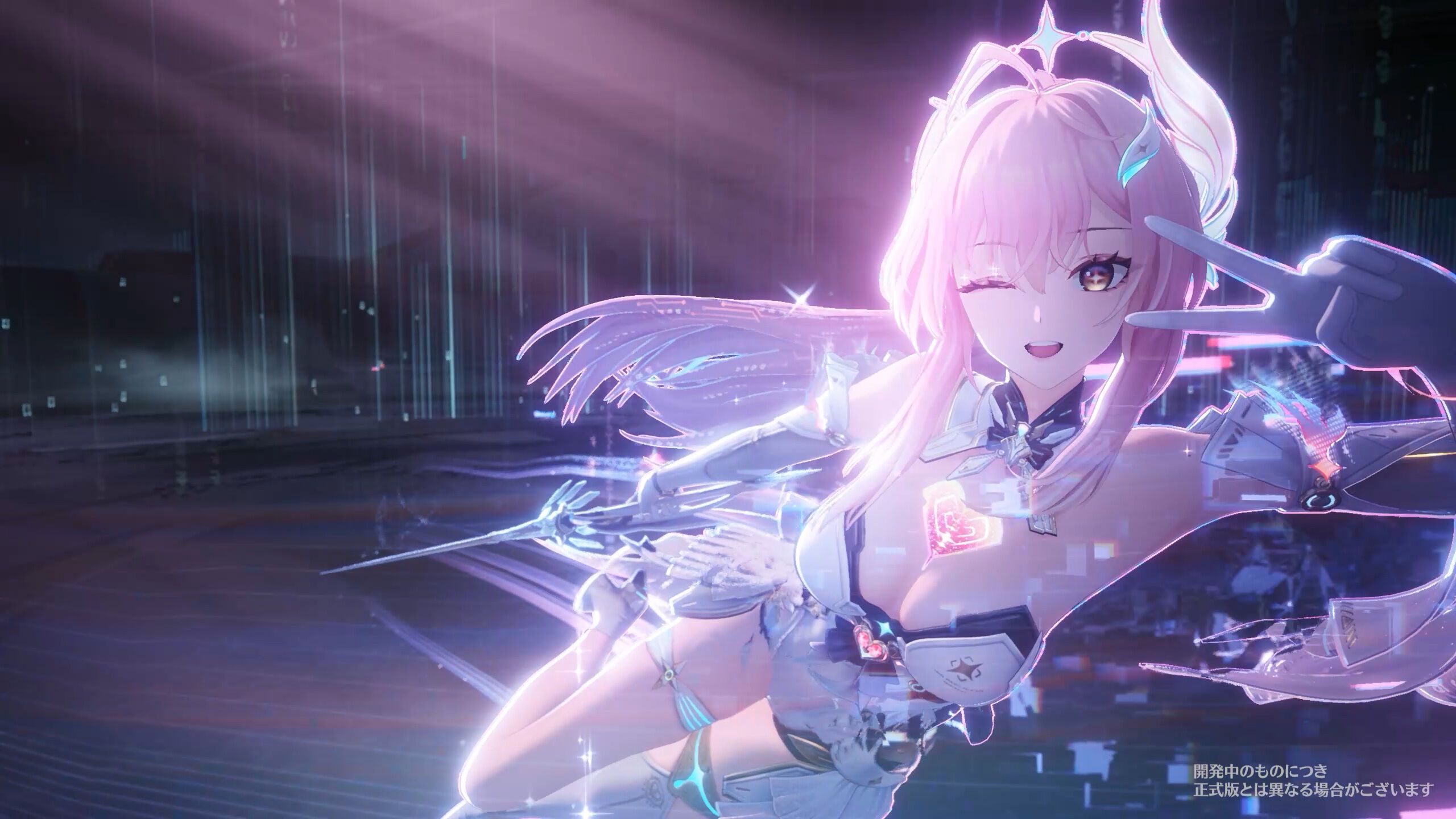 『鳴潮』新キャラ・エイメスがVer.3.1で実装。デジタルノイズ＆発光表現で彩られる重厚感たっぷりなメカアクションが美しい