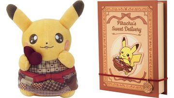 【ポケモン】ハートのチョコに目を輝かせるピカチュウぬいぐるみがかわいい。モロゾフのアソートチョコなど新グッズがポケセンで1月17日発売