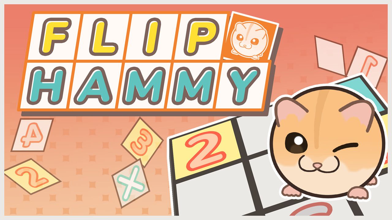 表面と裏面を切り替えて解く新作パズルゲーム『Flip Hammy』が1/13に