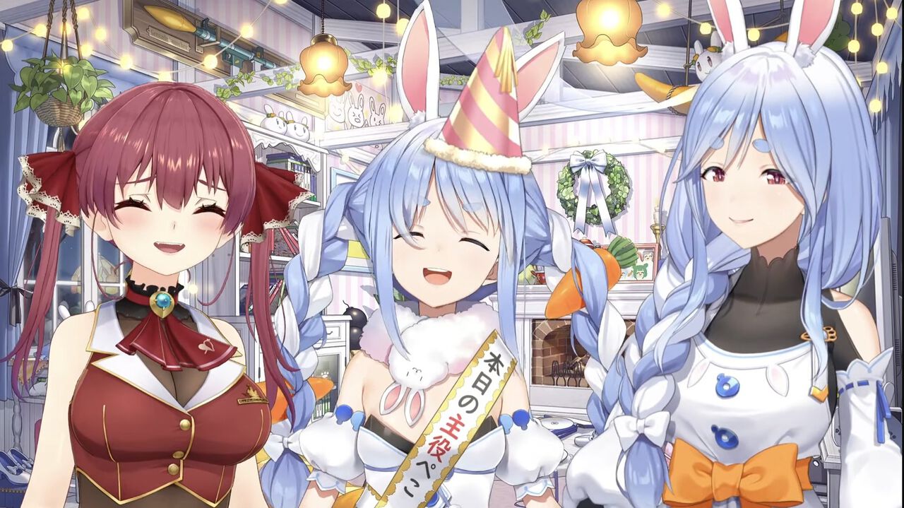 ホロライブ】兎田ぺこらさんの誕生日に、母“ぺこらマミー”と宝鐘マリン