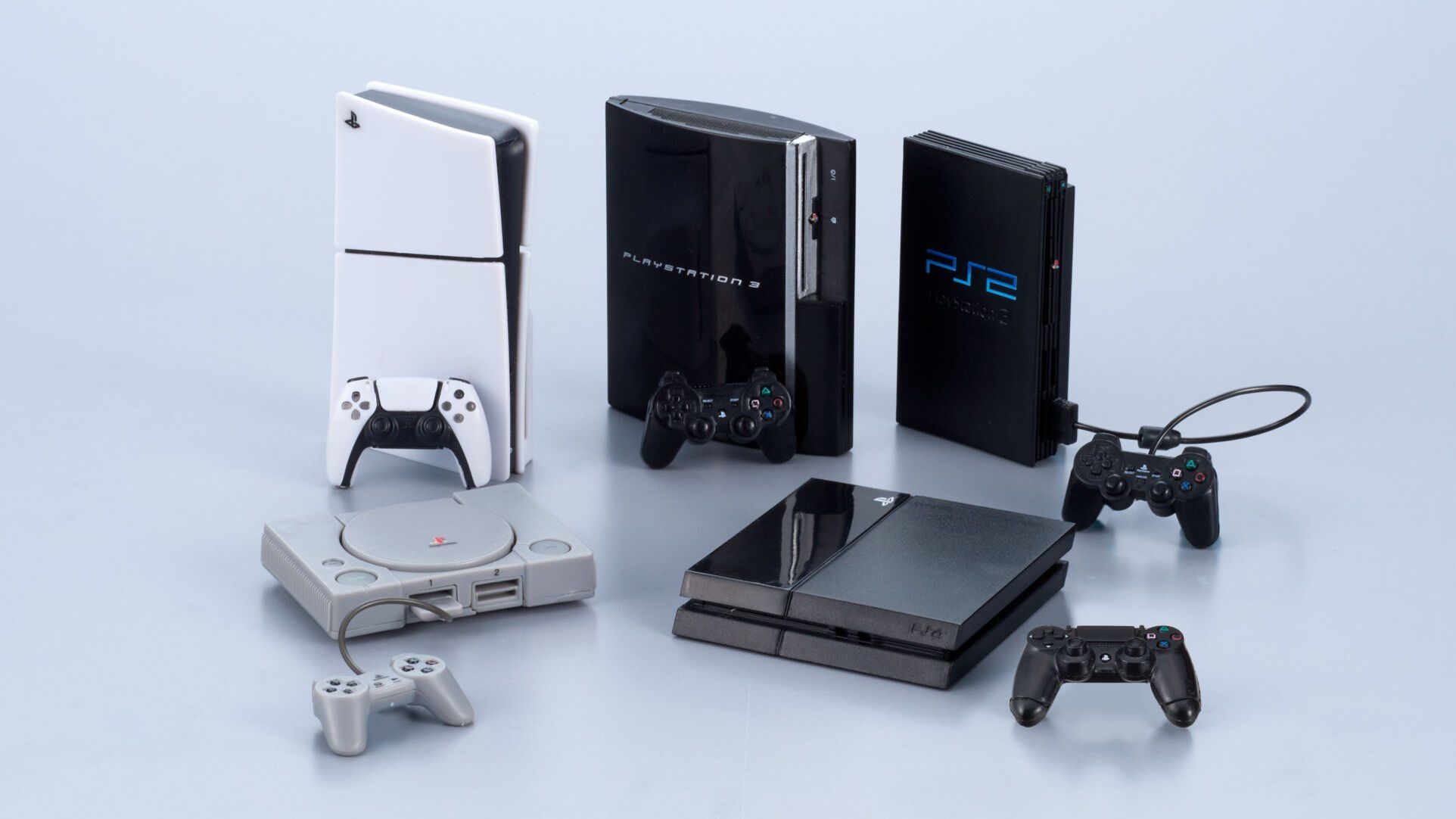 未組立　プレイステーションヒストリーコレクション1　全6種 1/6 プレイステーション（TM） ヒストリーコレクション 20th