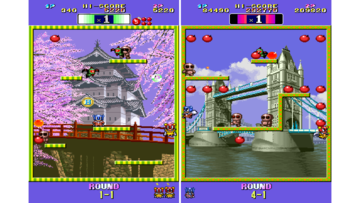 【アケアカ】『ボンジャックツイン』1月15日配信。敵の攻撃を避けながら爆弾を回収してハイスコアを狙うアクション。ふたり同時プレイにも対応