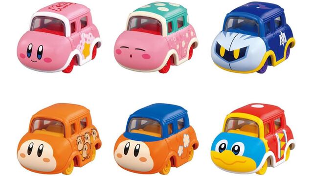 “ドリームトミカ 星のカービィコレクション”本日（1/17）発売。カービィ、メタナイト、ワドルディ、デデデがかわいいミニカーに