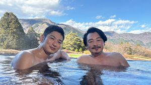 【ナイトとゾルダ】『仮面ライダー龍騎』で共演した松田悟志と小田井涼平が箱根の温泉宿を巡る番組が“い～ふろの日（1/26）”に放送！