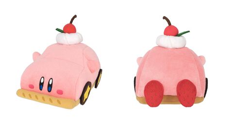 『星のカービィ ディスカバリー』くるまほおばりケーキのぬいぐるみが4月中旬より発売。手乗りサイズとマスコットの2種がラインアップ