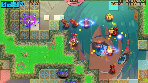 『ズ・ギュバーーン！』床を破壊して女の子を救うツインスティックシューター。迫りくる敵を撃って撃って撃ちまくる【本日配信】