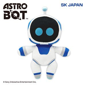 『アストロボット』アストロのBIGぬいぐるみがナムコ限定で展開開始。大きな目とフォルムが愛らしく部屋のインテリアにもぴったり