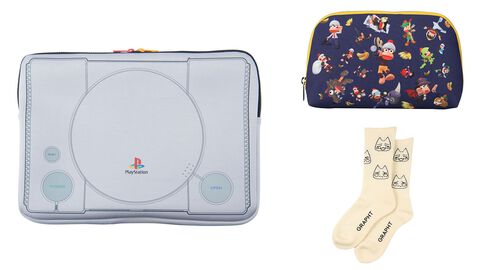 初代プレステのPCスリーブケース、『どこでもいっしょ』靴下、『サルゲッチュ』トラベルポーチなどが登場。本日（1/21）よりGRAPHT公式ストアにて予約開始