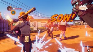 アメコミ調グラのアクションベンチャー『ダストボーン』8月20日に配信。言霊のような能力を持つ4人組が近未来のアメリカを横断