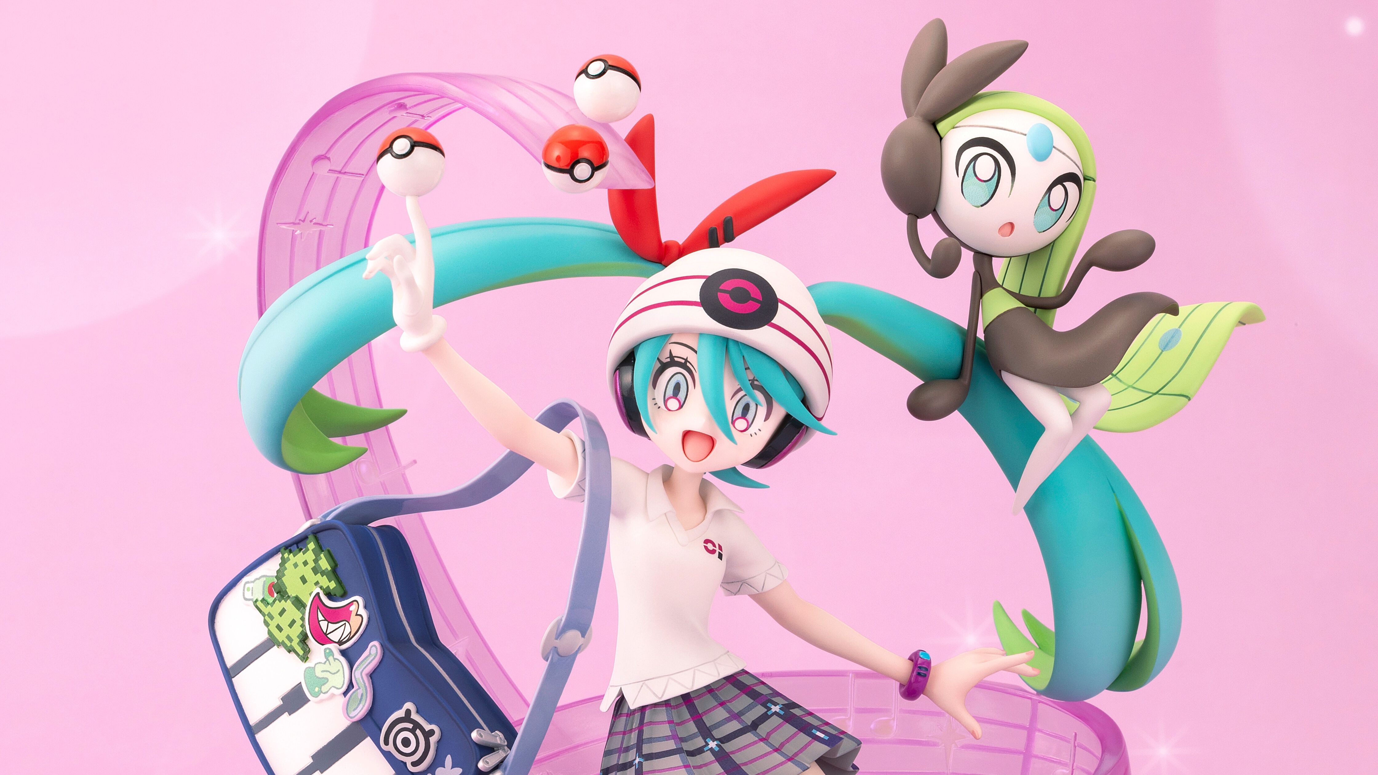 ポケミク】『ポケモン』初音ミク＆メロエッタのフィギュアがかわいい
