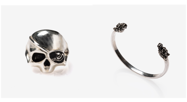 【『龍が如く』×OX JEWELRy】桐生一馬、真島吾朗、春日一番をイメージしたバングル、スカルリング、チェーンバングルが登場。真島の眼帯がイカす