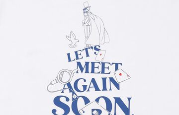 『名探偵コナン』GUコラボ商品が4月3日発売。怪盗キッド「また会おうぜ名探偵・・・」をグラフィックに落とし込んだTシャツがイカす