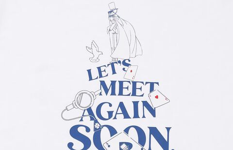 『名探偵コナン』GUコラボ商品が4月3日発売。怪盗キッド「また会おうぜ名探偵・・・」をグラフィックに落とし込んだTシャツがイカす