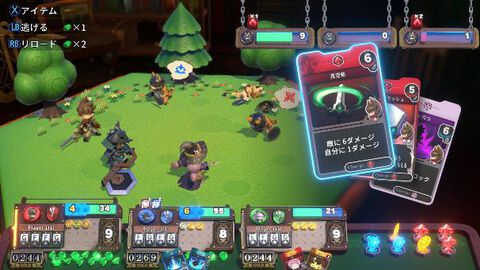 『ヴィラクタル』カード＆ダイスを駆使した箱庭ボードゲームRPGがSteamで正式リリース。プレイするたびに形を変える自動生成の箱庭フィールドがワクワクする