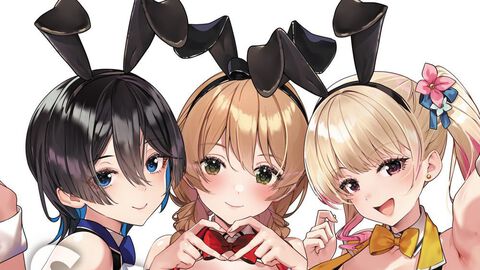 『バニーガーデン＆へべれけ ばにーがーでん』ビジュアルブックが2026年3月27日に発売、予約開始。花奈、凜、美羽香の描き下ろしカバーイラストも公開