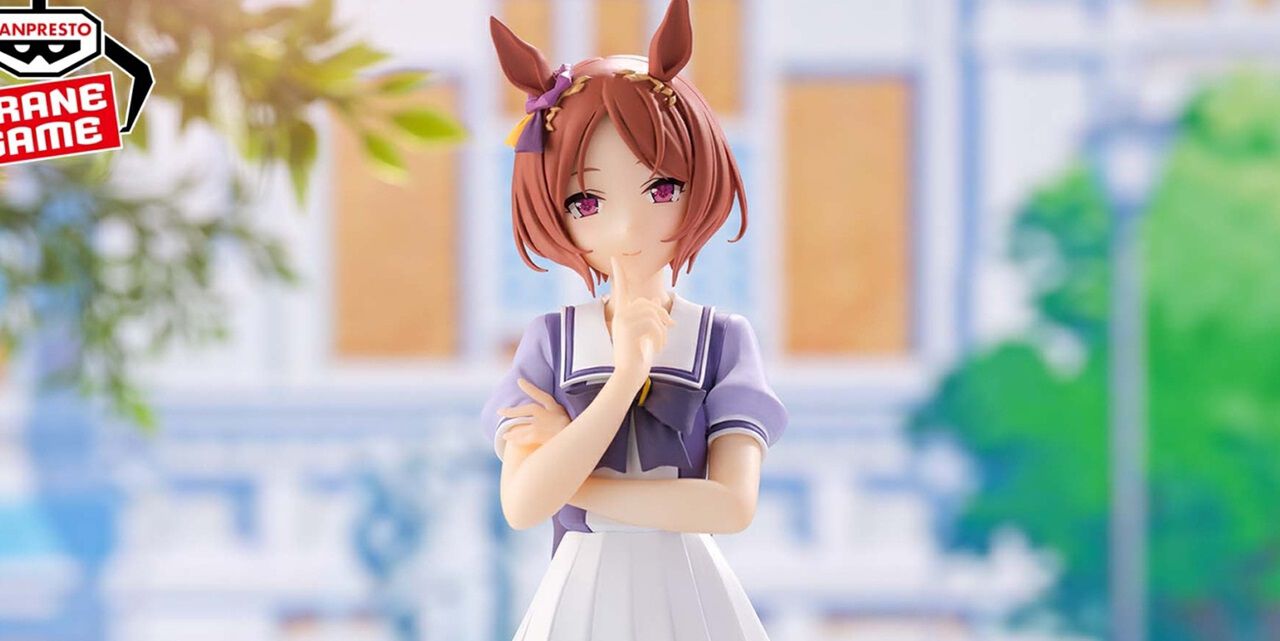 ウマ娘』サクラローレルがトレセン学園制服姿でフィギュア化。口元に指 