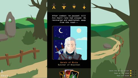『Reigns: The Witcher』左右のスワイプで運命を選択していくADVに『ウィッチャー』とのコラボ版が登場。PC&モバイルで2月25日に配信予定