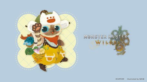 『モンハンワイルズ』猫の日を記念してオトモアイルーのマスコット、バッグ、Tシャツなどが登場。表情豊かで元気いっぱい姿がかわいすぎる