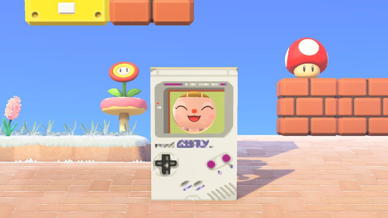 あつ森』任天堂ゲーム機のマイデザインが配布。ゲームボーイの顔出し