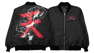 『スト6』瞬獄殺の“天”を背負って試合観戦やイベント参加できる。豪鬼とジュリモデルのリバーシブルブルゾンが2月27日まで予約受付中