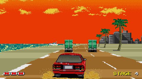 【アケアカ】『フルスロットル』2月5日より配信。ニトロで加速して敵をぶっちぎるタイトーの爽快レースゲーム