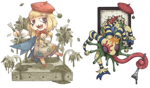 『シニガミ姫と異書館ノ怪物』“落書き姫”に変化した少女（声：関根明良）や、彼女のトラウマが具現化したステージなど新情報が公開