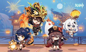 『原神』×ファミマコラボが2月10日より開催。パイモンや胡桃たちの描き下ろしデザインのカップでドリンクを提供。コーヒーでほっとひと息【Genshin】