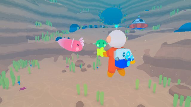 『Loddlenaut』海洋惑星“おそうじ”オープンワールドアドベンチャー。ウーパールーパーみたいな生き物“ルードル”の保護と育成もやりがいアリ【とっておきインディー】