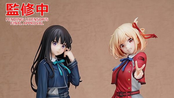 リコリス・リコイル』キービジュアル第2弾の千束とたきながフィギュア