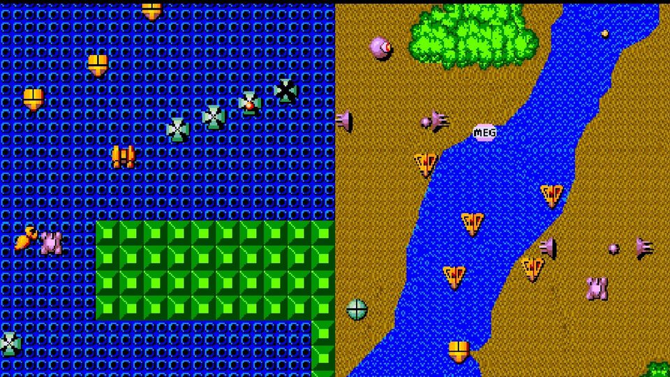 【アケアカ／アケアカ2】『メガゾーン』が2月12日に配信。戦車を操縦して敵基地のコア破壊を目指すシューティングゲーム