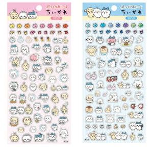大人気の『ちいかわ ぷっくりあしーる』再版分が予約受付中。短冊形のシートにぷっくり＆クリアなシールがたっぷり♡