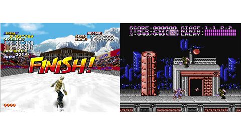 『コンソールアーカイブス』がPS5でも2月14日にサービス開始。第1弾タイトルとして『クールボーダーズ』と『忍者龍剣伝II 暗黒の邪神剣』が配信