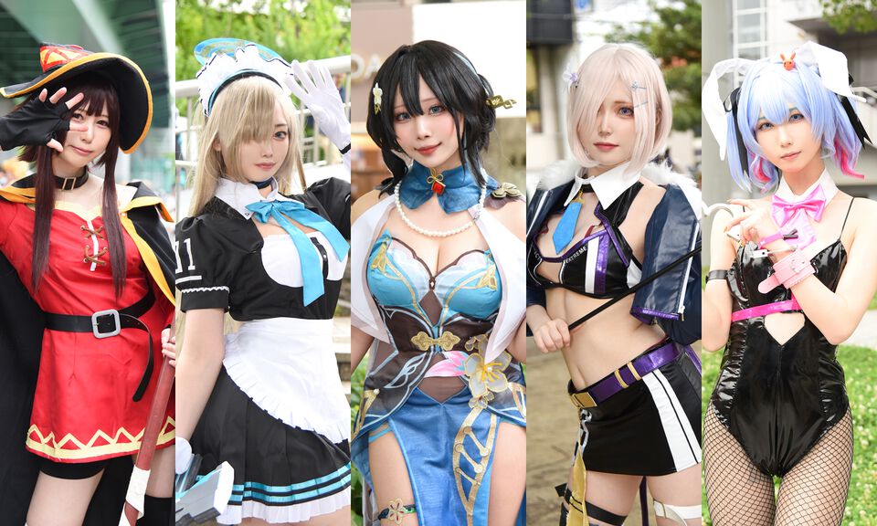 【コスプレ】『NIKKE』『崩壊：スターレイル』『FGO』レイヤーたちは雨にも負けず。『シティーハンター』や『魔法少女にあこがれて』など、多彩な姿に要注目【ホココス2024】