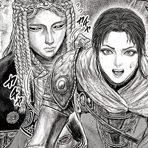 ギャグ漫画『ELDEN RING 黄金樹への道』第78話公開。戦技“エオヒドの剣舞”を操る鈴玉狩りに苦戦する褪夫とミリセント。逆転のカギは義手にあり!?【エルデンリング】
