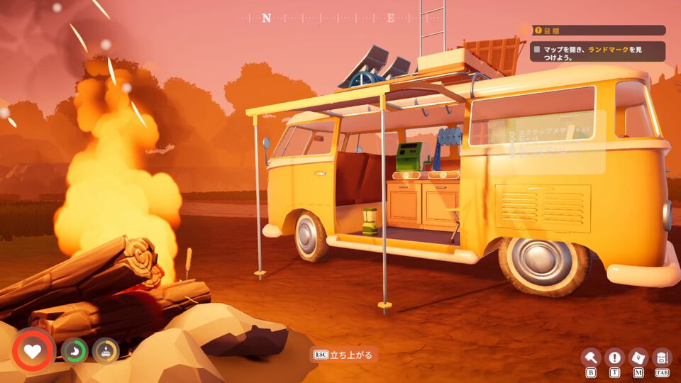 『アウトバウンド』キャンピングカーをカスタム＆のんびり冒険！ 体験版を“試乗”したら、想像以上の居心地のよさに時間が溶けました