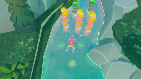 『Swimpossible!』魚人の四肢を個別に操作してゴールまで泳ぎきれ！ 悪意しかない障害物にキレそうになりながらもどかしいスイミングを堪能【2/19リリース】