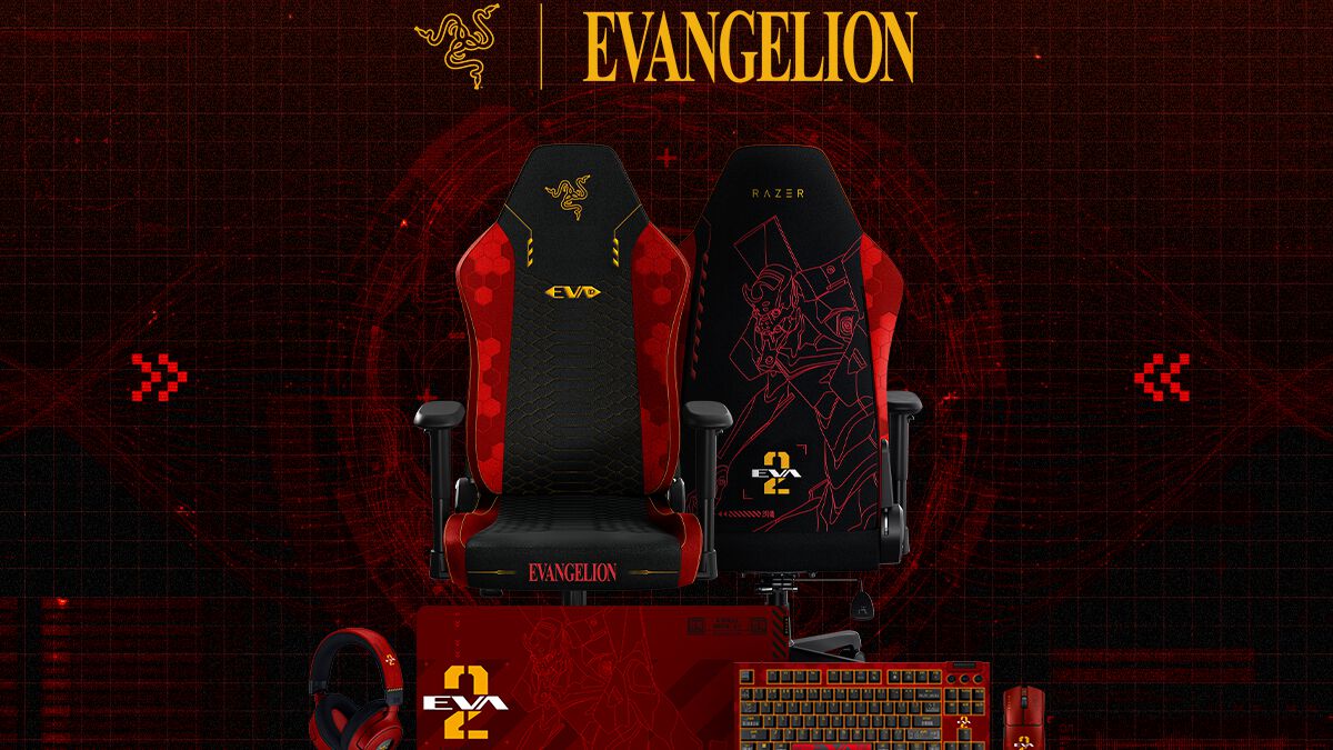 エヴァ2号機”モデルRAZERゲーミングギアの予約受付が本日（2/19）開始