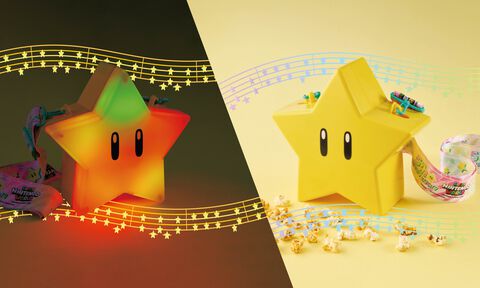 【USJ】スーパーニンテンドーワールド5周年はスーパースター尽くし。ポップコーンバケツは光ってスターBGMが流れる。パワーアップバンドも特別デザイン