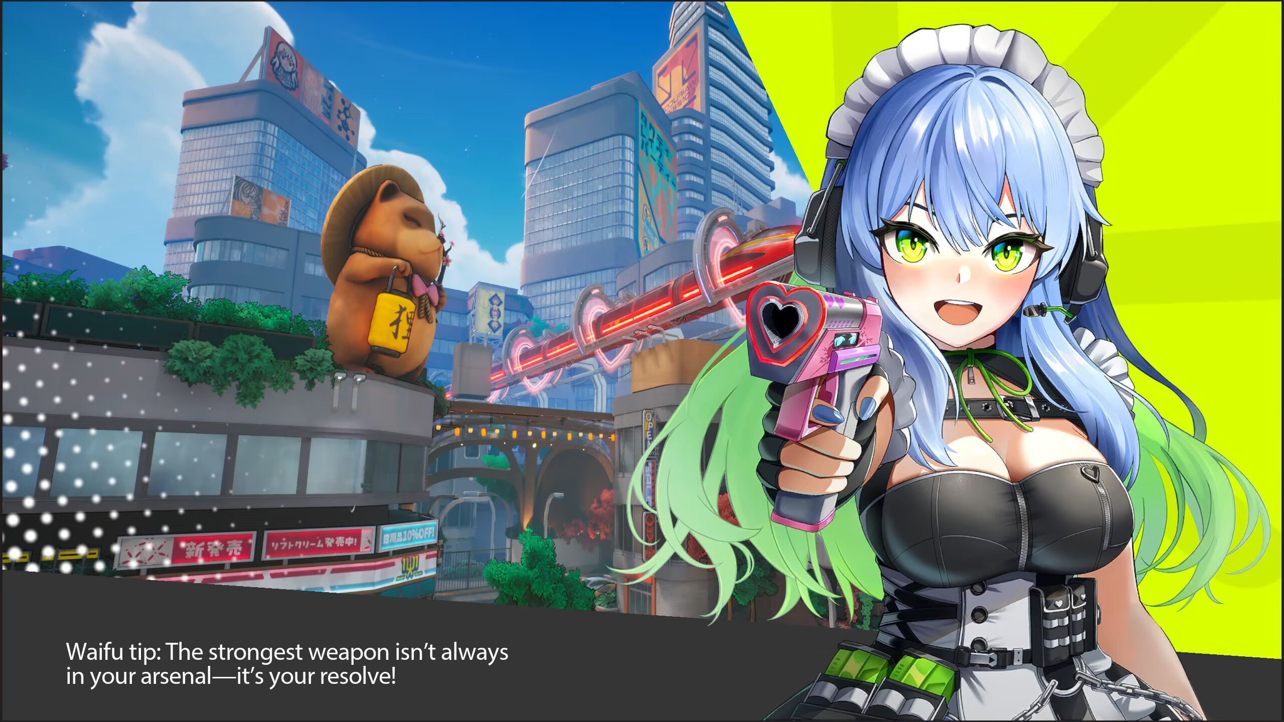 アニメ調FPS『WTF - Waifu Tactical Force』はカワイイ見た目と裏腹な