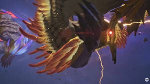 『モンハンストーリーズ3』ラオシャンロンが石化した状態で登場、フィールドの一部に。イブシマキヒコ、ナルハタタヒメの姿も。【モンハンフェスタ26】