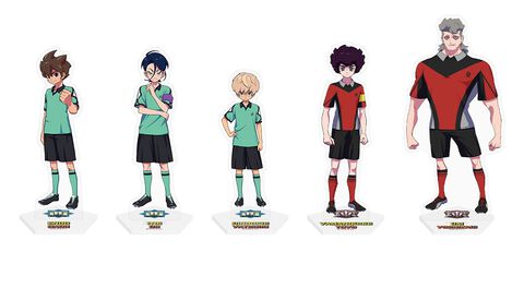 『イナズマイレブン 英雄たちのヴィクトリーロード』西ノ宮中と東風異国館のキャラクターアクリルスタンドが予約開始。助っ人の円堂ハルと月影蓮を含む27名が展開