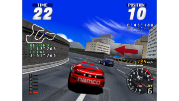 【アケアカ】『レイブレーサー』2月26日配信。『リッジレーサー』シリーズ第3弾として人気を博したアーケードレースゲーム